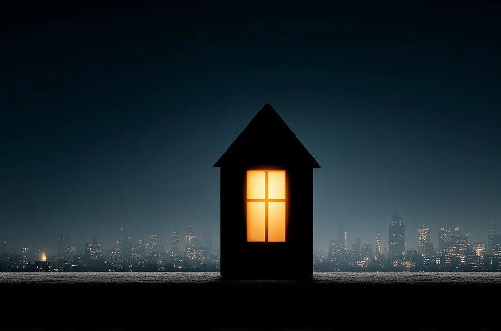 Haus mit Licht